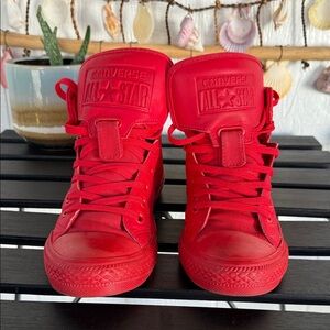 Converse Kids Bold Red High-Tops